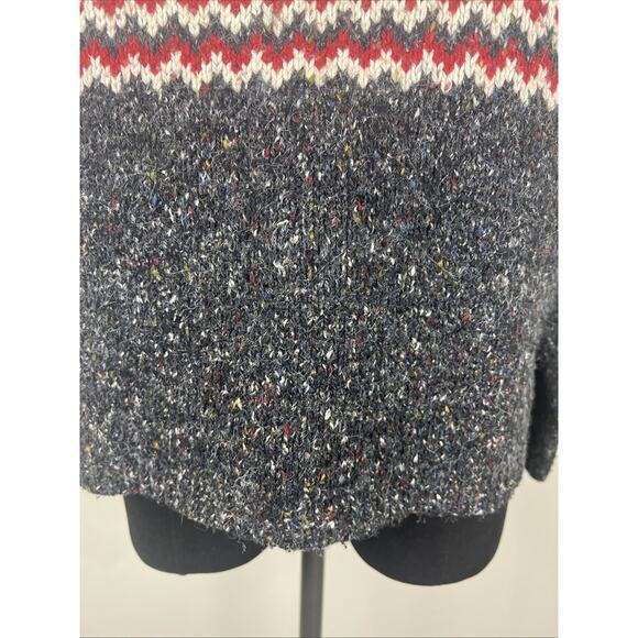 Croft & Barrow Pull Over Crew Neck Small Christmas Winter Snowflake Sweater - Picture 5 of 8